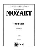 Wolfgang Amadeus Mozart: Two Duets, K. 423, K. 424 Product Image