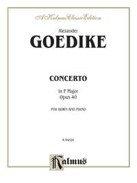 Alexander Goedicke: Concerto for Horn and Orchestra
