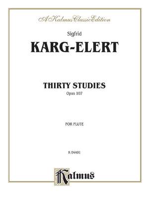 Sigfrid Karg-Elert: Thirty Studies Op. 107