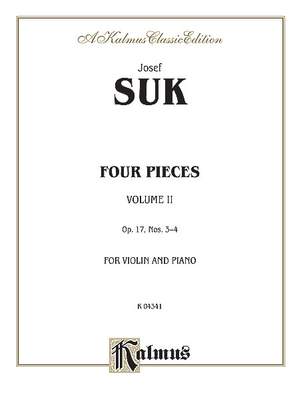 Josef Suk: Four Pieces, Op. 17, Volume II