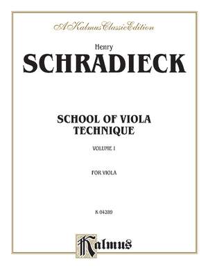 Henry Schradieck: School of Viola Technique
