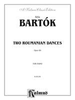 Béla Bartók: Two Roumanian Dances, Op. 8A Product Image