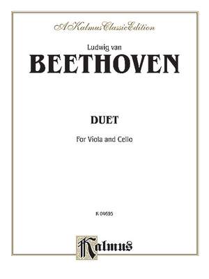 Ludwig Van Beethoven: Duet for Viola and Cello