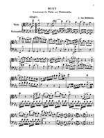 Ludwig Van Beethoven: Duet for Viola and Cello Product Image