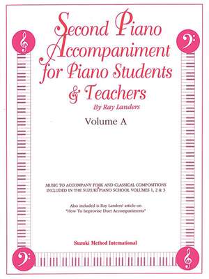 Ray Landers: Second Piano Accompaniments, Volume A