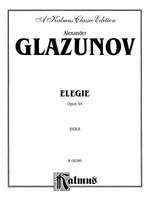 Alexander Glazunov: Elegie for Viola, Op. 44 Product Image