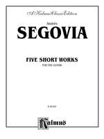 Andrés Segovia: Five Short Works for the Guitar Product Image