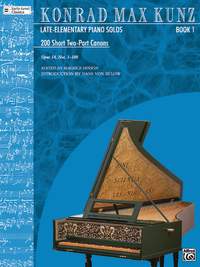 Konrad Max Kunz: 200 Short 2-Part Canons, Op. 14, Book 1 (Nos. 1-100)