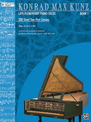 Konrad Max Kunz: 200 Short 2-Part Canons, Op. 14, Book 1 (Nos. 1-100)