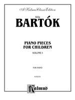 Béla Bartók: Piano Pieces for Children, Volume I Product Image