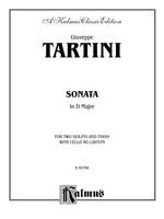 Giuseppe Tartini: Sonata in D Major Product Image