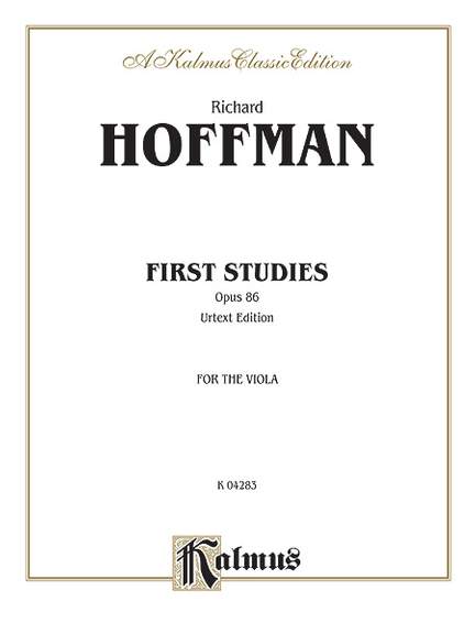 Richard Hofmann: First Studies, Op. 86