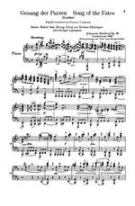 Johannes Brahms: Song of the Fates (Gesang der Parzen) Op. 89 Product Image