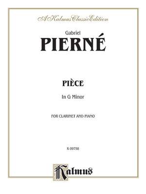 Gabriel Pierné: Piece in G Minor