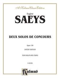 Eugene Ysaye: Deux Solos de Concours, Op. 130 (Urtext)