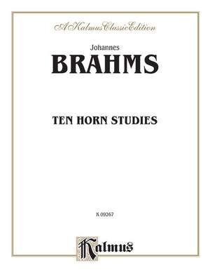 Johannes Brahms: Ten Horn Studies, Op. posth