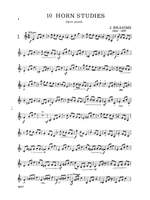 Johannes Brahms: Ten Horn Studies, Op. posth Product Image