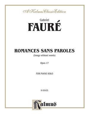 Gabriel Fauré: Romance sans paroles