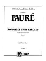 Gabriel Fauré: Romance sans paroles Product Image
