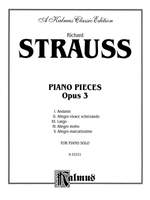 Richard Strauss: Piano Pieces, Op. 3 Product Image