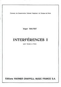 Boutry, Roger: Interferences I (bassoon and piano)