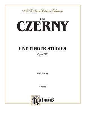 Carl Czerny: Five Finger Studies, Op. 777