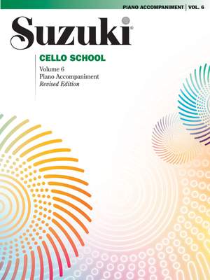 Suzuki Cello School Piano Acc., Volume 6 (Revised)