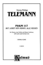 Georg Philipp Telemann: Psalm 117 (Auf, Lobet den Herrn alle Heiden) SATB Product Image