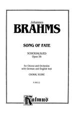 Johannes Brahms: Song of Fate (Schicksalslied), Op. 54 Product Image