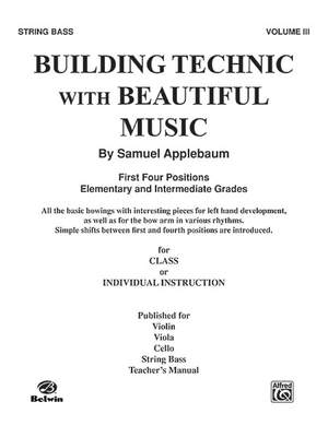 Building Technic With Beautiful Music, Book III