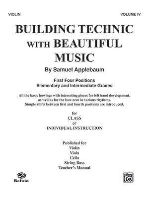 Building Technic With Beautiful Music, Book IV