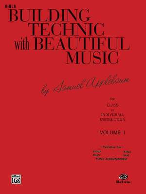 Building Technic With Beautiful Music, Book I