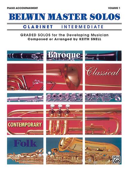 Belwin Master Solos, Volume 1 (Clarinet)