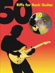 Various: 50 Riffs for Rock Guitar (with CD) (TAB)