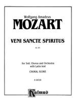 Wolfgang Amadeus Mozart: Veni Sancte Spiritus, K. 47 Product Image