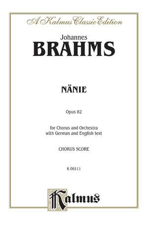 Johannes Brahms: Nanie-Nenia