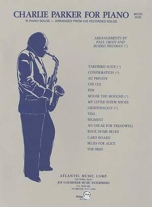 Charlie Parker: Charlie Parker for Piano, Book 1