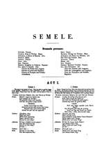 George Frideric Handel: Semele (1744) Product Image