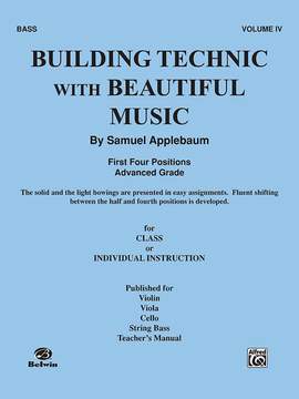 Building Technic With Beautiful Music, Book IV