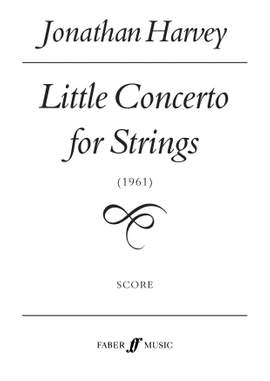Harvey, Jonathan: Little Concerto for Strings (score)