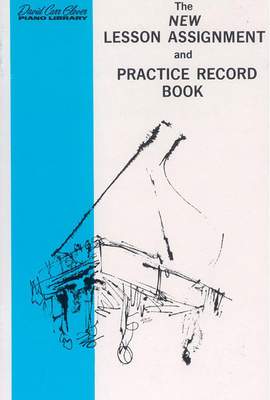 New Lesson Assignment and Practice Record Book