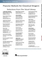 Popular Ballads for Classical Singers Product Image