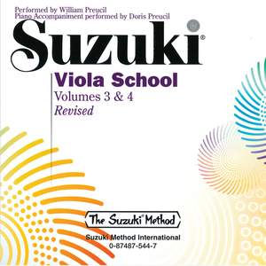 Suzuki Viola School CD, Volume 3 & 4 (Revised)