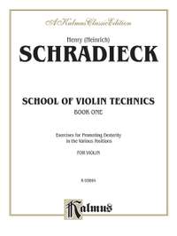 Henry Schradieck: School of Violin Technics