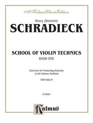 Henry Schradieck: School of Violin Technics