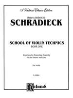 Henry Schradieck: School of Violin Technics Product Image