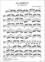 Niccolò Paganini: 24 Capricci, per Violino Solo Product Image