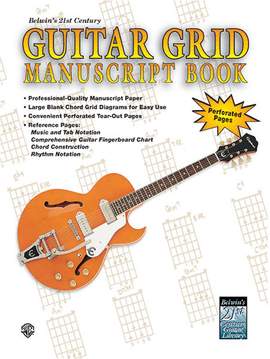 21st Century Guitar Grid Manuscript Book