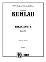 Daniel Friedrich Kuhlau: Three Duets for Two Flutes, Op. 10 Product Image