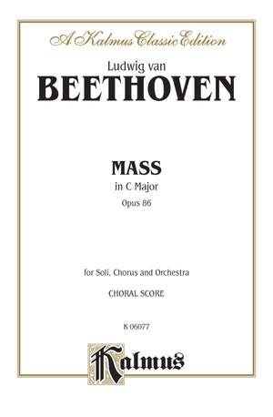 Ludwig van Beethoven: Mass in C Major, Op. 86